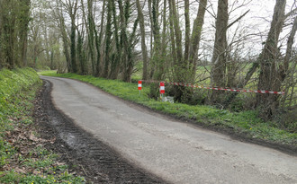 Vigilance sur la route du Montoir vers Brettevilette